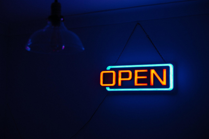 jackpot neon sign