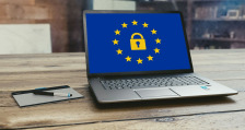 security lock icon blue